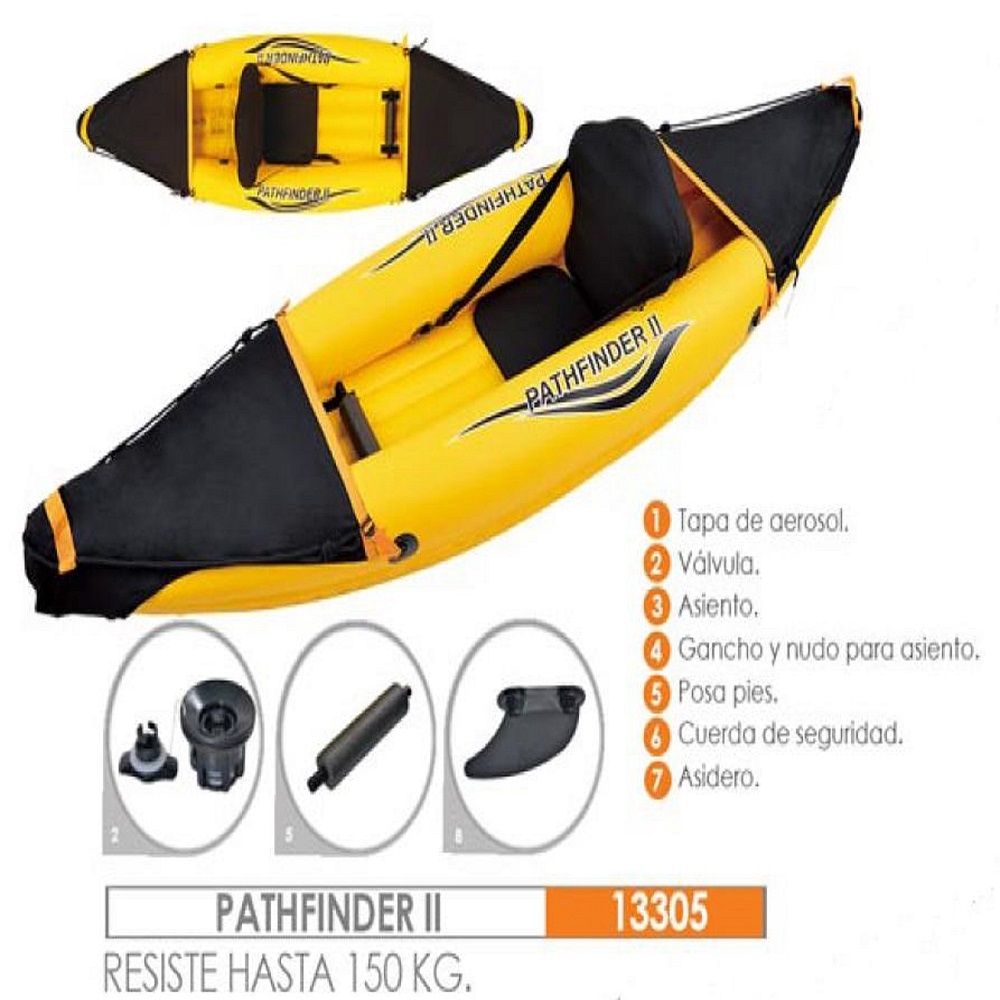 KAYAK ECOLOGY PATHFINDER II PRO INDIVIDUAL C/REMOS 13305