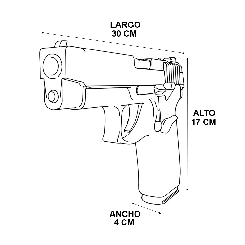 PISTOLA CROSSMAN 357/6 VIGILANTE CCP8B2