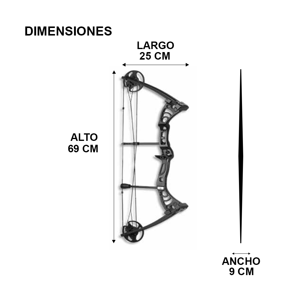 ARCO BEAR ARCHERY AYS300BR BRAVE BLACK