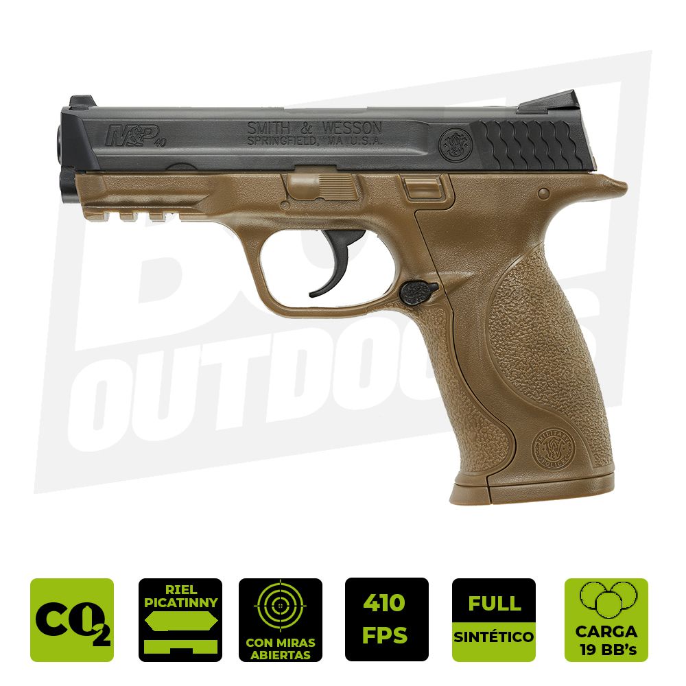 PISTOLA CO2 UMAREX SW M&amp;P .177 BB 2255051