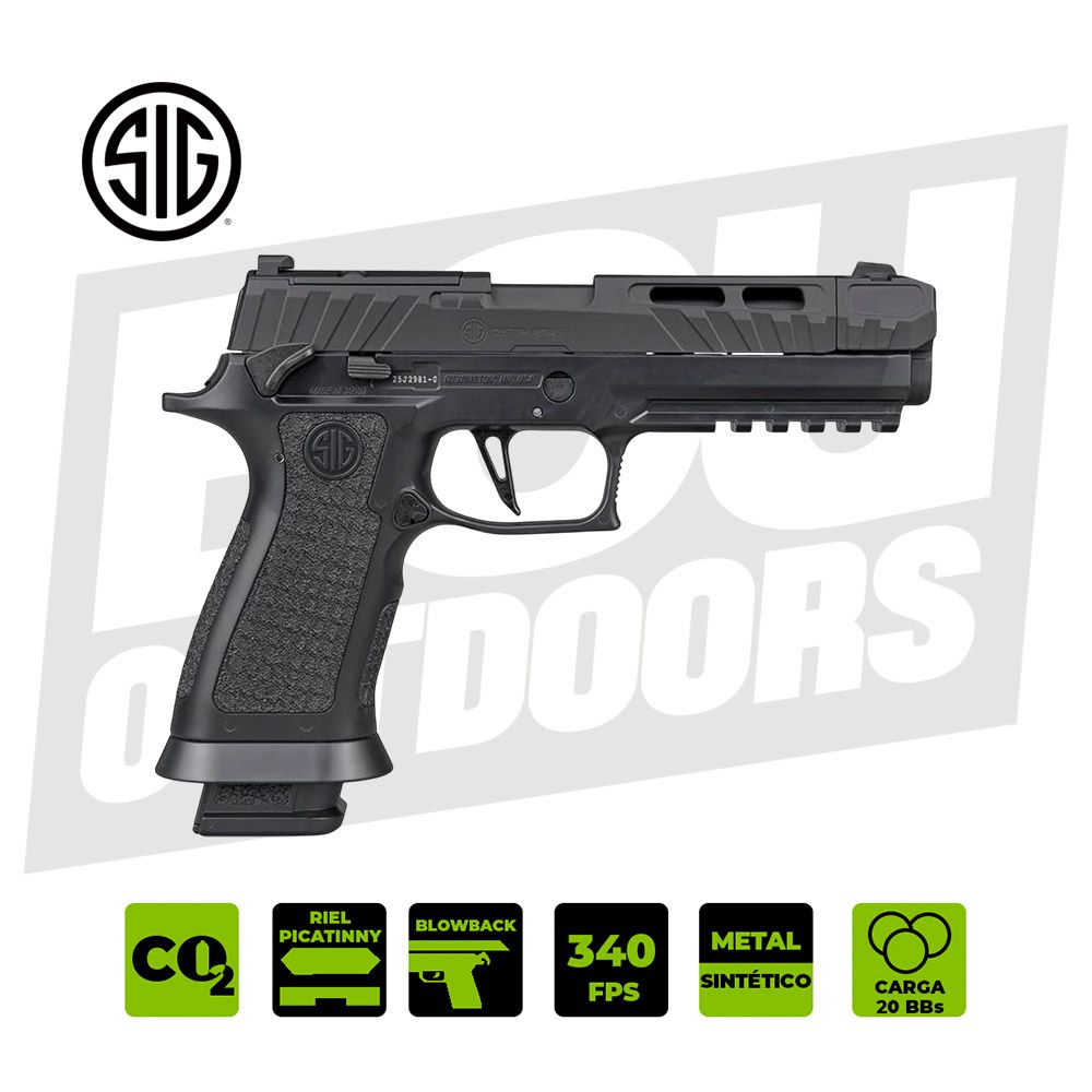 PISTOLA CO2 SIG SAUER P320 METAL TAN .177 SIG-A-P320-177T
