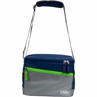 HIELERA SOFT COOLER ECOLOGY AZUL/VERDE/GRIS 10LTS