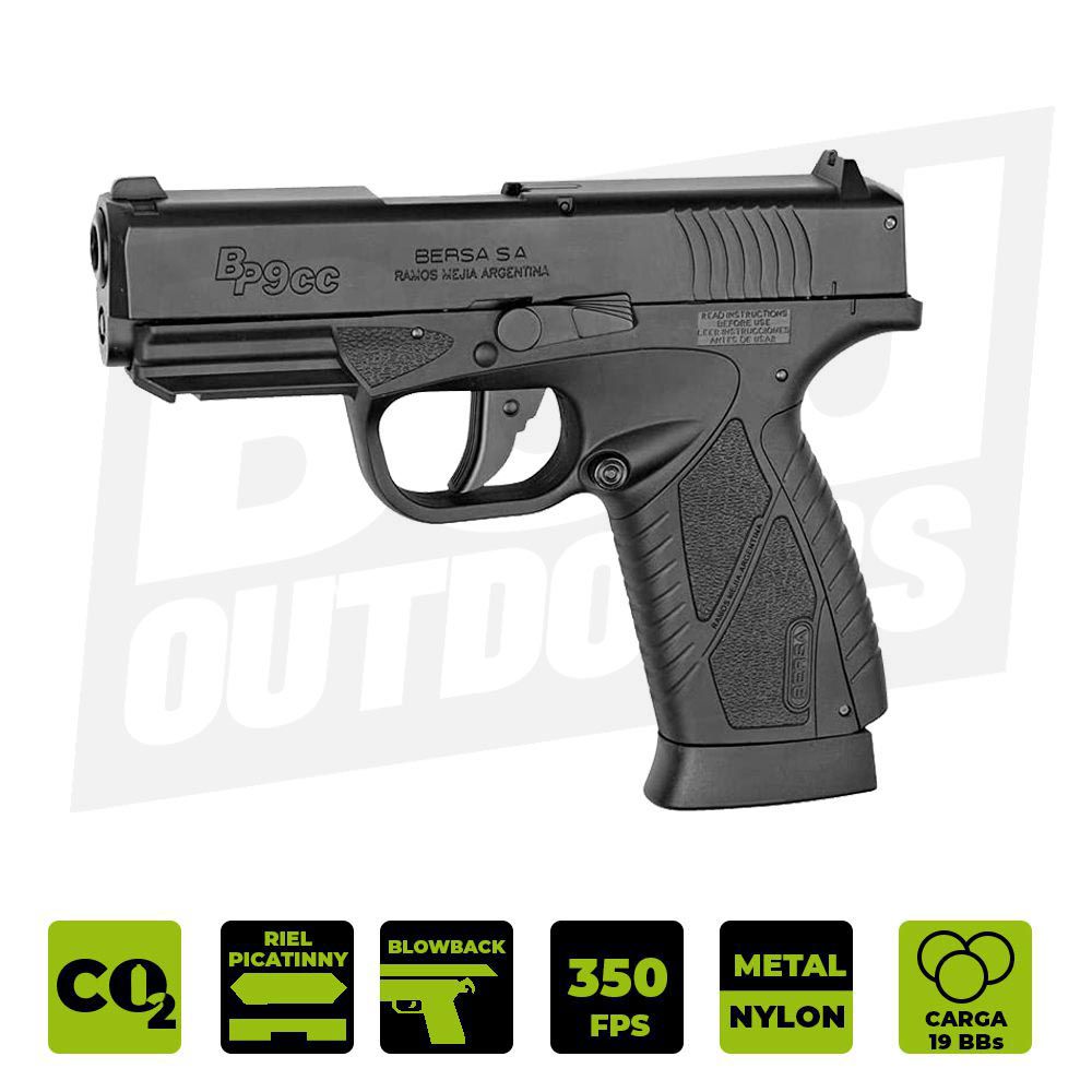 PISTOLA C02 BERSA BP9CC .177 ASG-17301