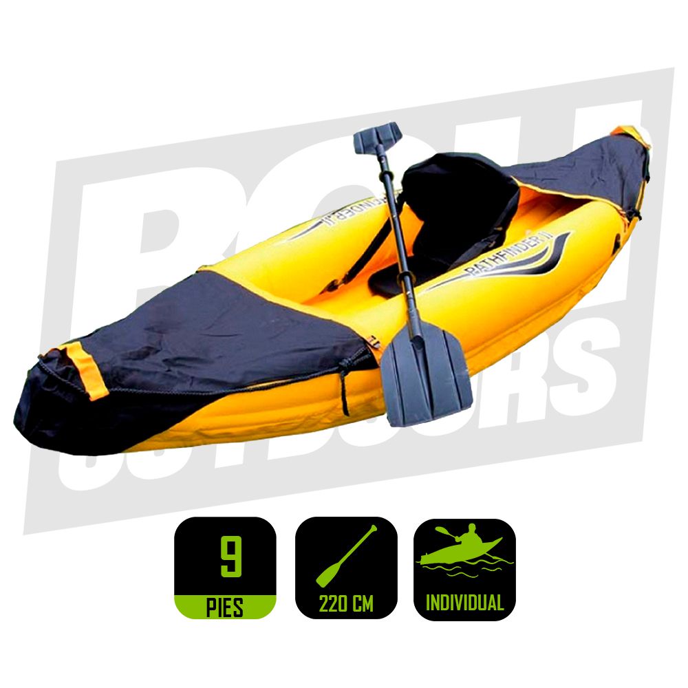 KAYAK ECOLOGY PATHFINDER II PRO INDIVIDUAL CON REMOS 13305