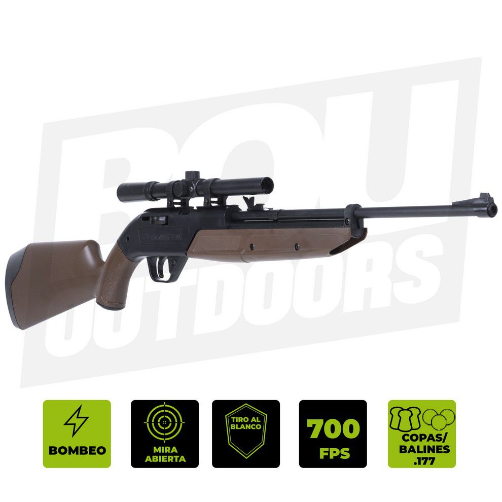 RIFLE CROSMAN #760X CON MIRA .177