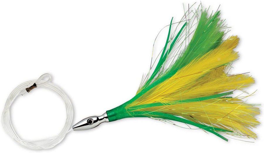 FLASH FEATHER 03  YLW GRN (NC)