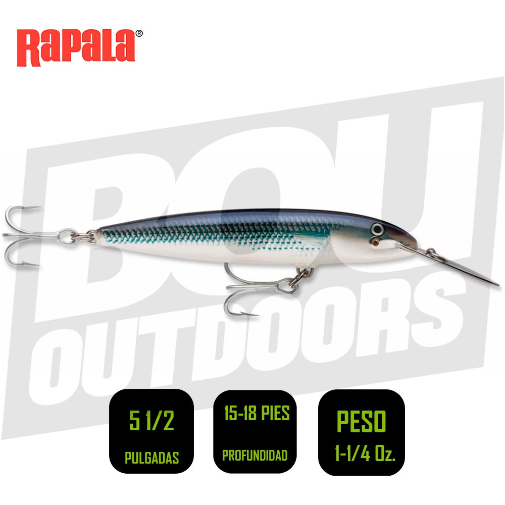 RAPALA CDMAG14MU COUNTDOWN MAGNUM LURE 5 1/2PULG 1 /1/4OZ MULLET SINKING