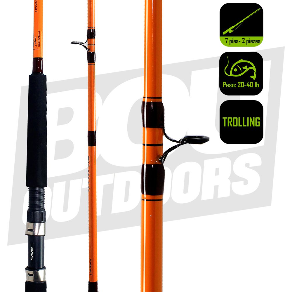 CAÑA PESCA TROLLING DAIWA FTT 7 PIES 8-15 FTT701MLF