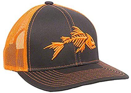 GORRA OUTDOOR SKELE BONE CHARCOAL/ORANGE BON-800