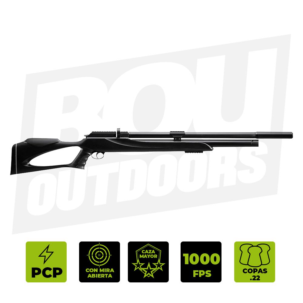 RIFLE CHINESSE M25 PCP SINTETICO .22 SIN MIRA