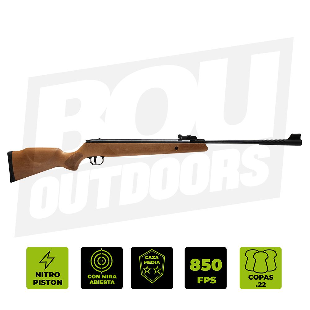 RIFLE CHINESSE GR1250W MADERA NITRO PISTON .22 S/M