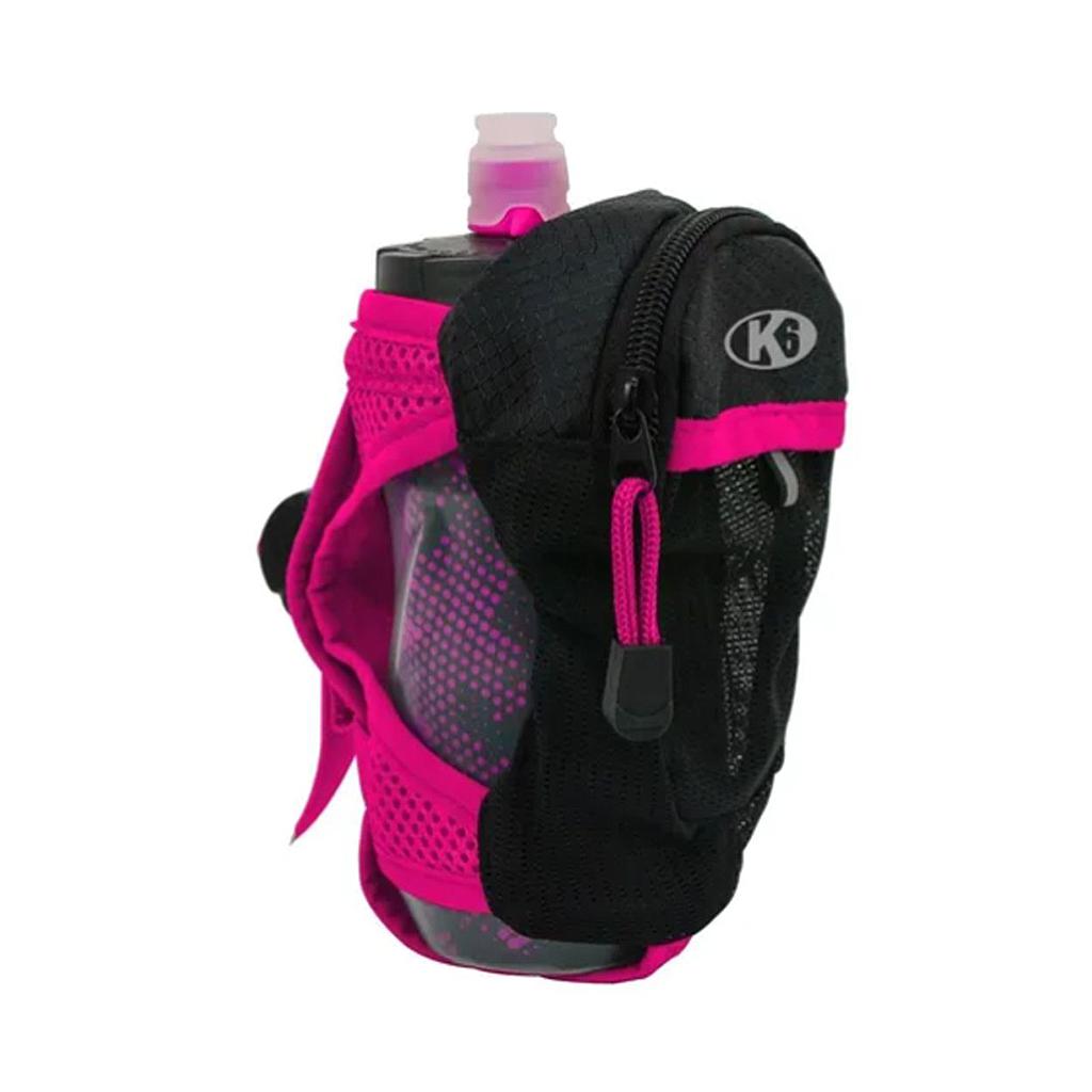 BOTELLA CON BOLSO MANO CORRER 12 OZ FUSCIA 67929 (NC)