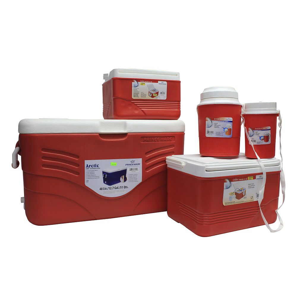 COMBO HIELERA ARTIC 5 PZS 51QT+2HIELERAS+2TERMOS  3489-C12