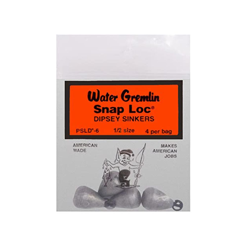 DIPSEY SINKERS 1/2 OZ WATER GREMLIN (4PC) PSLD-6