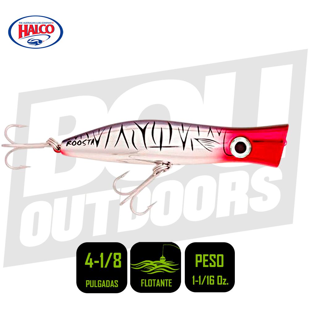 HALCO ROOSTA POPPER RP105#R49 CHROME TIGER