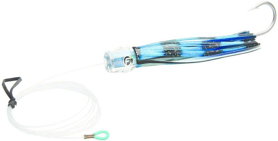 FATHOM TROLLING LURE TL15SM-02-PR 4PULG ANGEL WING ICE BLUE SHELL