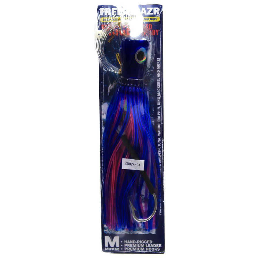 RIGGED MARLIN FISH RAZR FR482 CHUGGER PURPLE/PINK