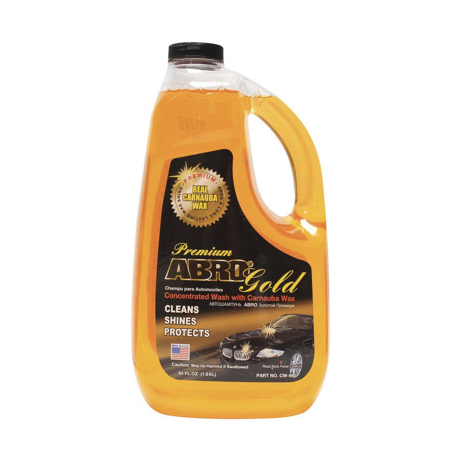 SHAMPOO PREMIUM CONCENTRADO CON CERA PARA AUTO 64OZ. ABRO CW-990