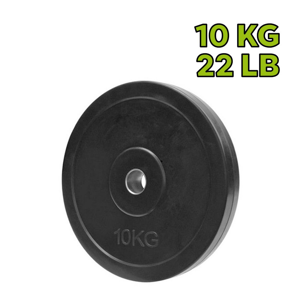DISCO PARA PESAS FORRADO EN CAUCHO 10KG HO-1333