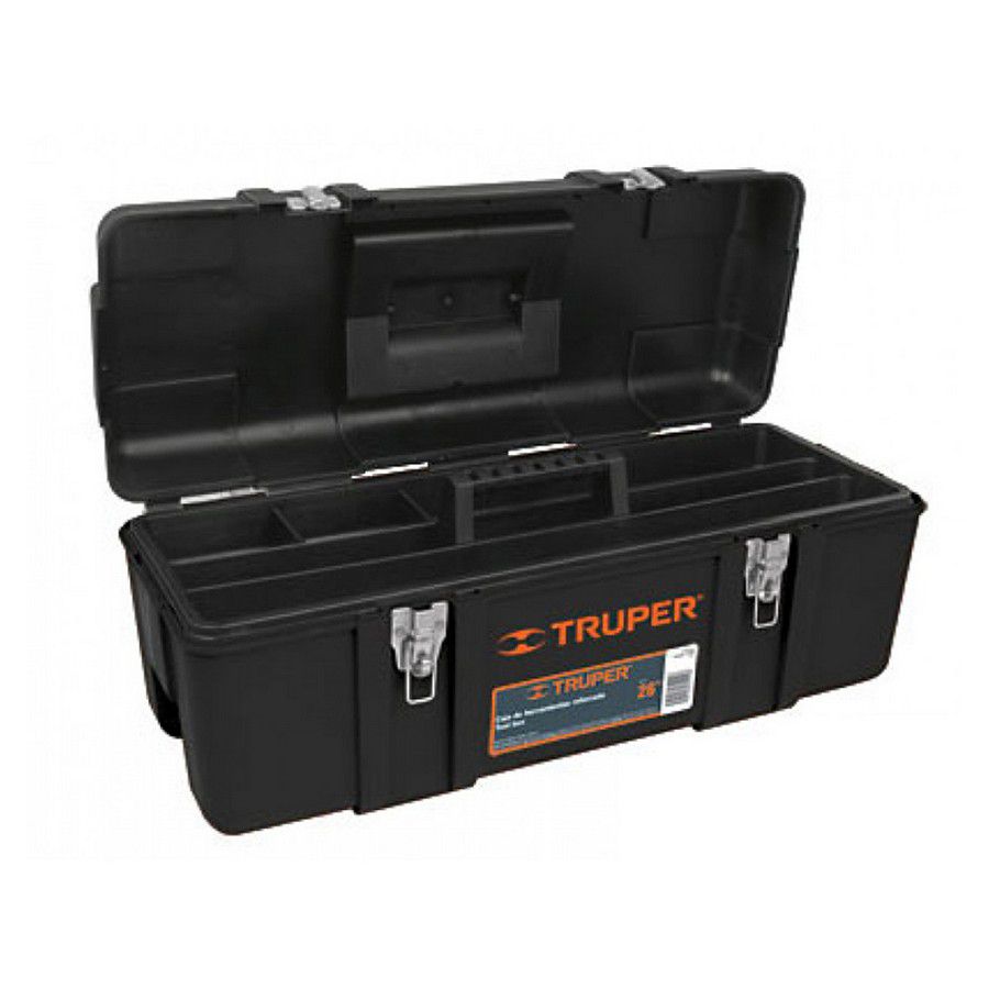 CAJA PARA HERRAMIENTAS INDUSTRIAL CON COMPARTIMIENTOS 26 PULG. TRUPER 19882