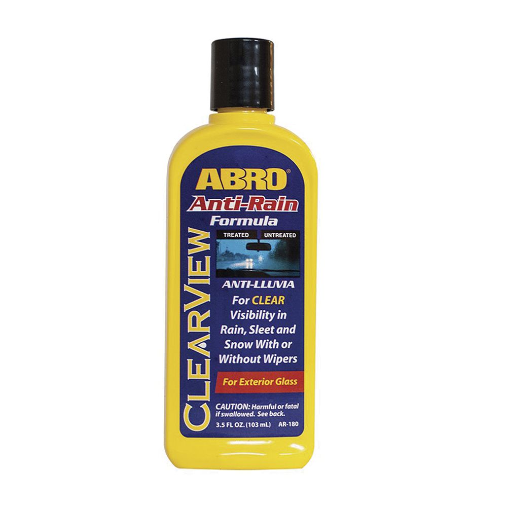 LIQUIDO ANTI-LLUVIA PARA PARABRISAS 3.5 OZ. ABRO AR-180