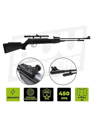 Rifle Aire Comprimido Fox Pcp Pr900 5,5 Mm Caza + Mira 4x32