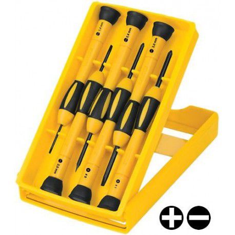 KIT DESARMADOR PRECISION 6 PZAS. TRUPER/PRETUL 21381