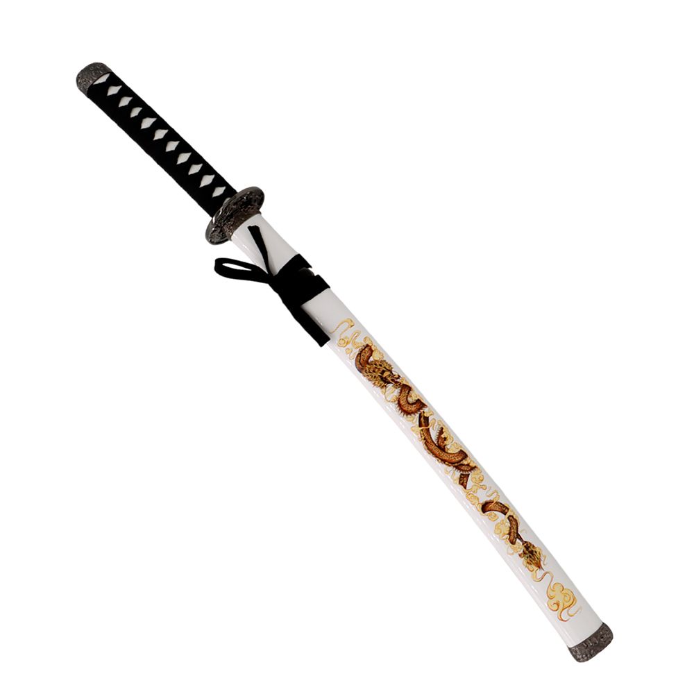 ESPADA SAMURAI 39.5 PULG DRAGON PRINTING WHITE SWSA 124WT-DGS