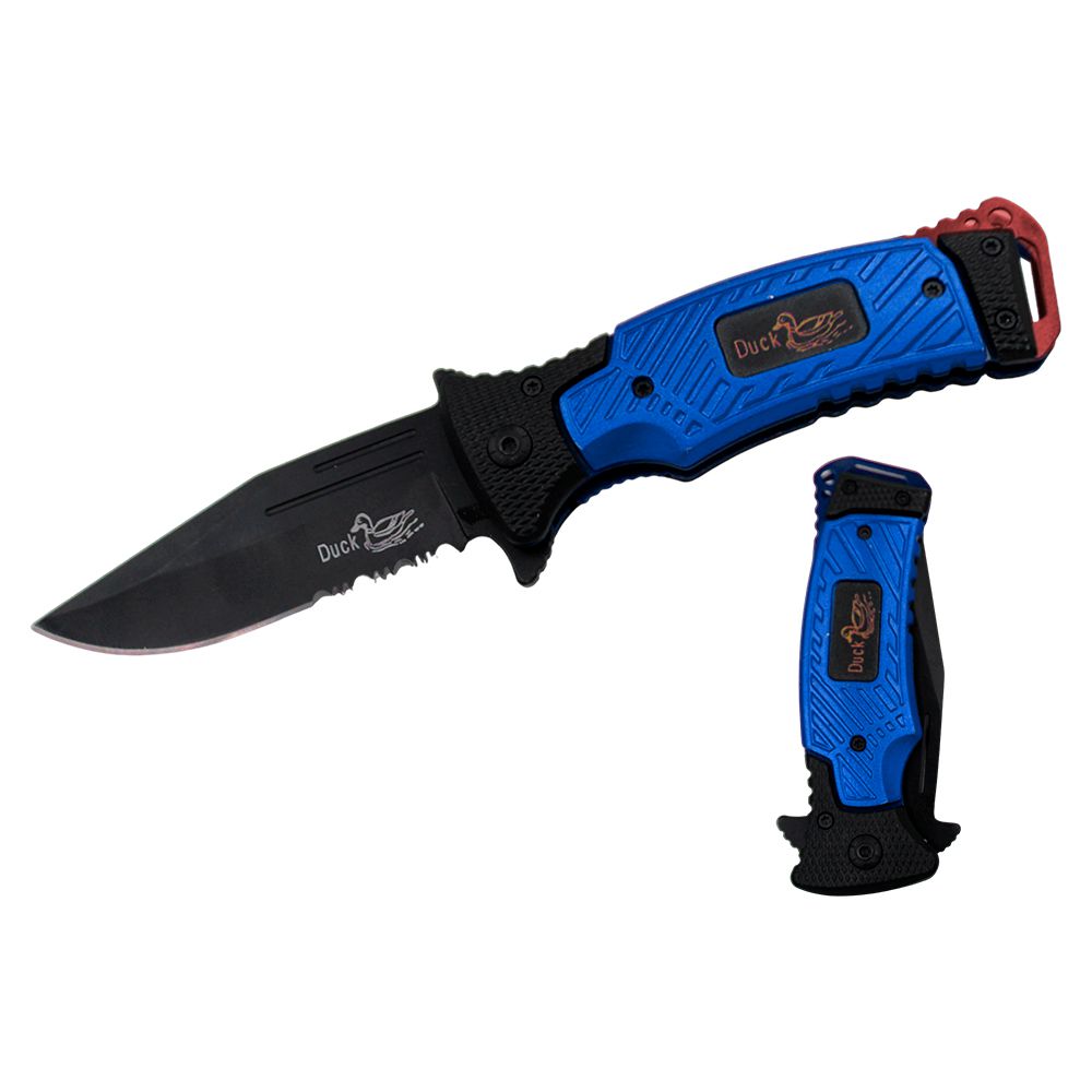 NAVAJA DOBLAR 4.5 PULG TACTICAL BLUE C/CLIP DK 0033-BL