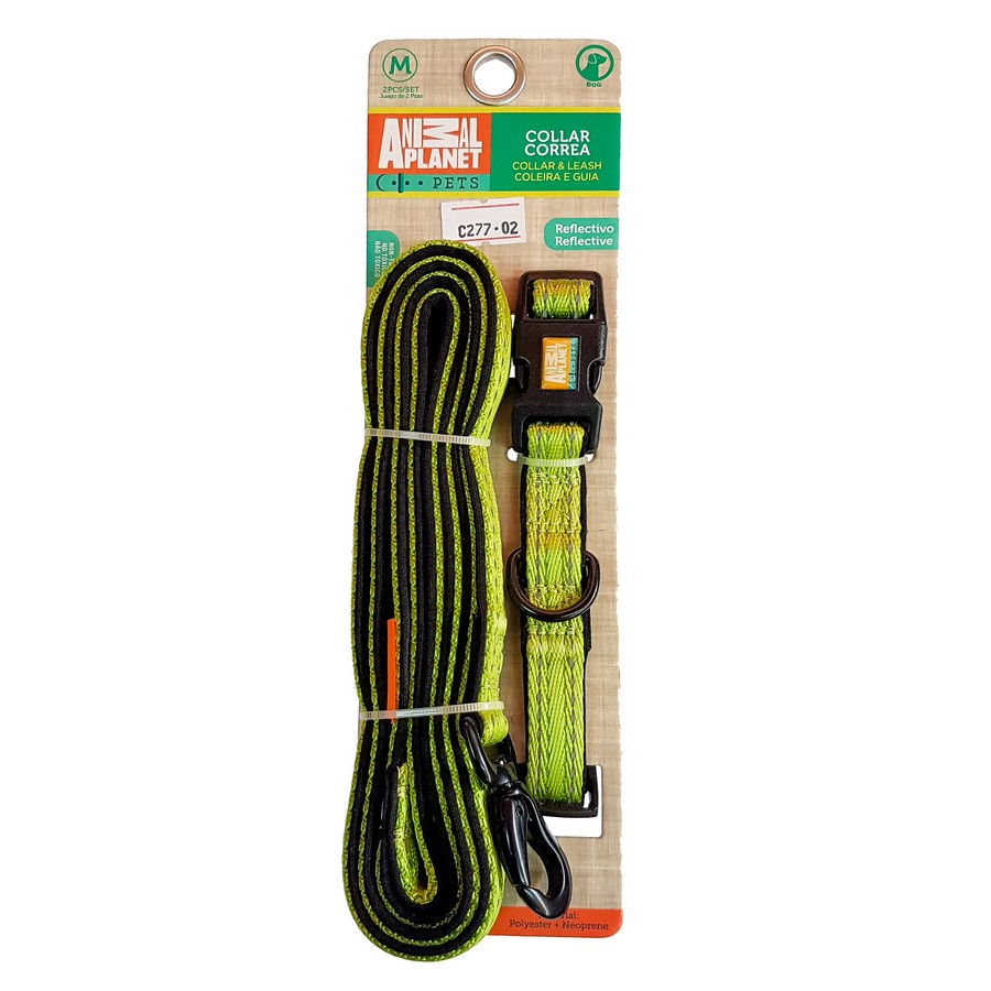 COLLAR + CORREA PARA MASCOTA (M) AP-D715-355
