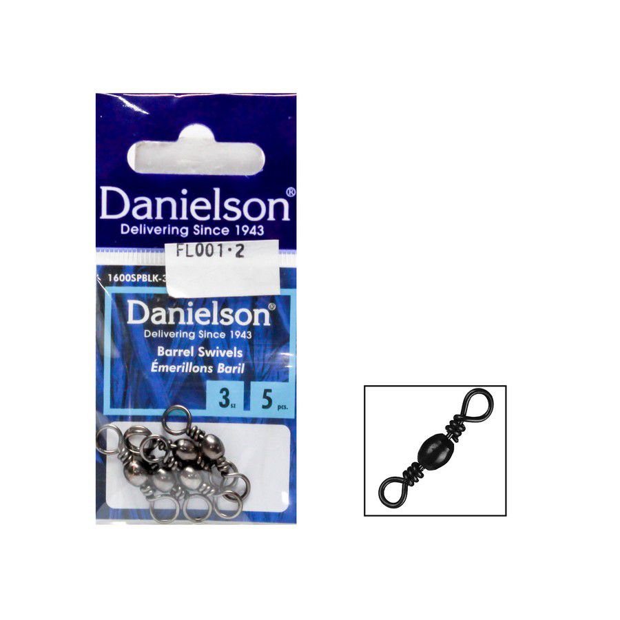 BARREL SWIVEL SZ 3 BLACK (6)