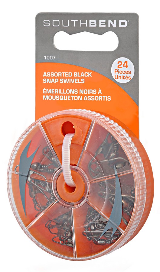 SNAP SWIVEL KIT (ASRTD) BLACK 1007