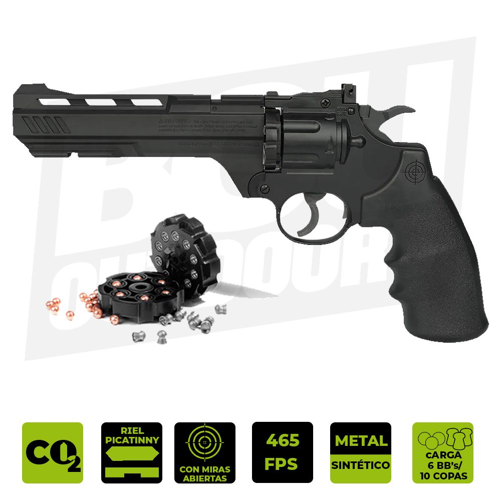 PISTOLA CROSSMAN 357/6 VIGILANTE CCP8B2