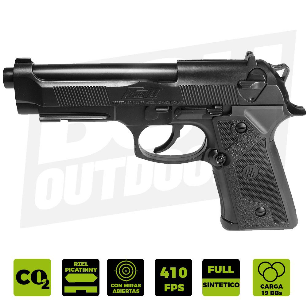 PISTOLA CO2 UMAREX BERETTA ELITE II .177 BB 2253003