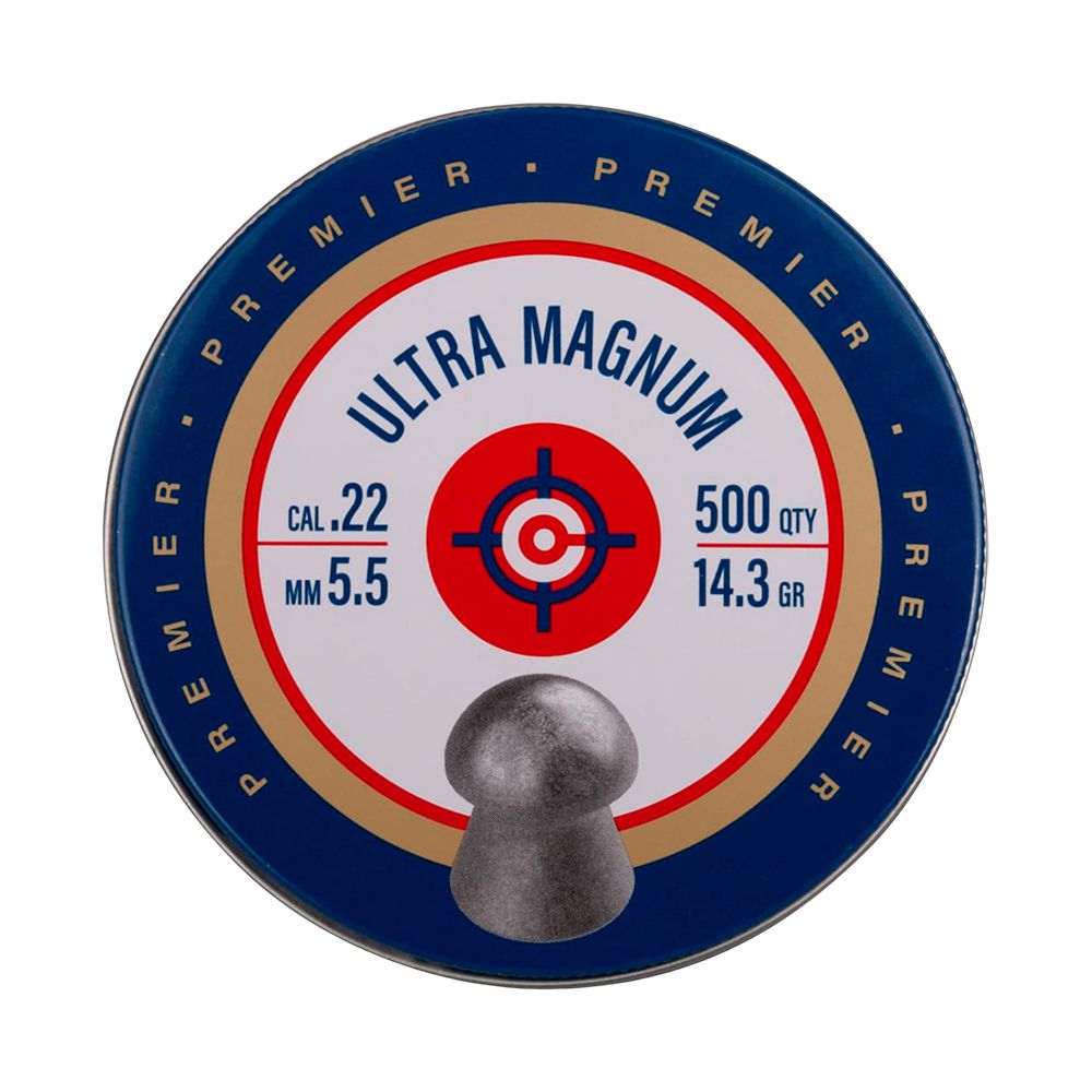 BALINES CROSMAN PREMIER ULTRA MAG. DOMED LDP22 .22 (500)