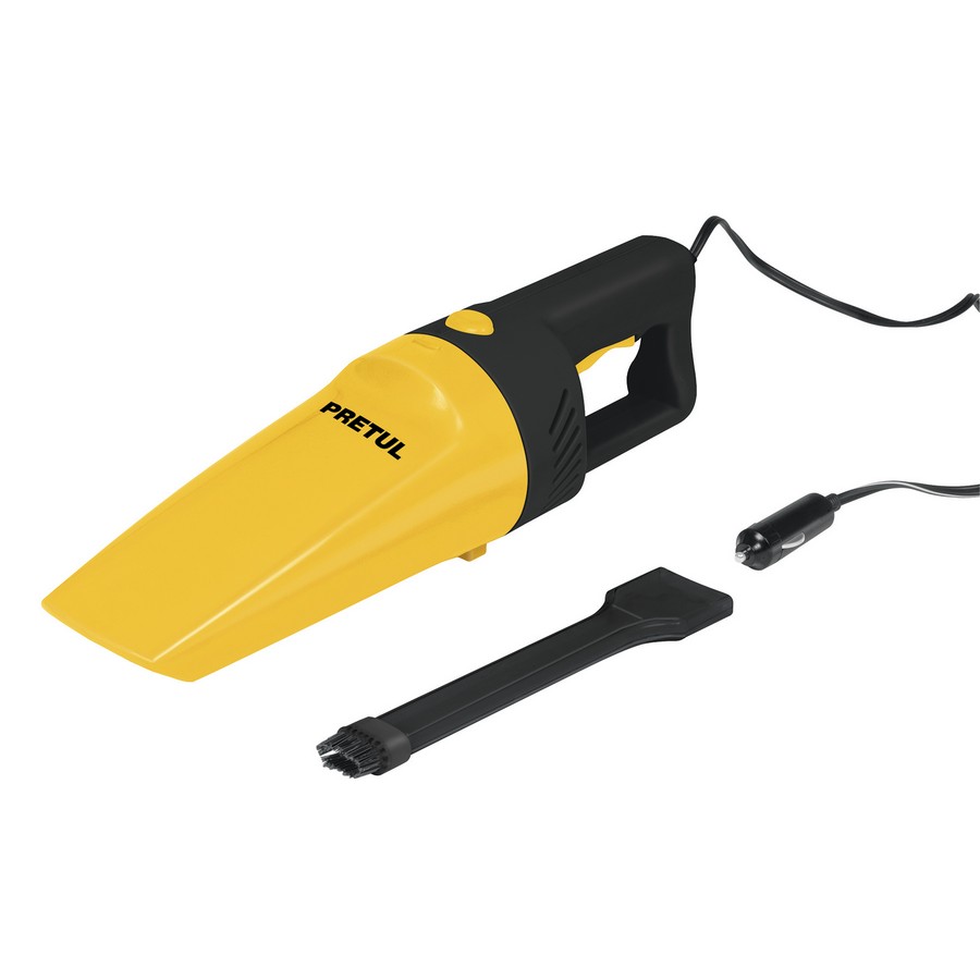 ASPIRADORA PARA AUTO CON FILTRO 60WATTS-12V TRUPER PRETUL 22090