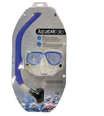 CARETA Y SNORKEL AQU-AQC01-BK