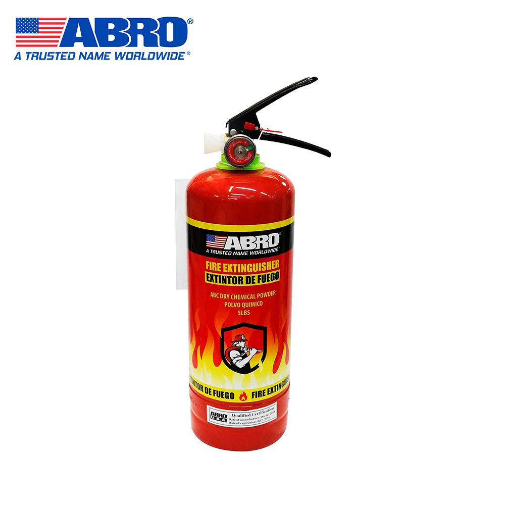 EXTINTOR 5 LBS. ABC RECARGABLE ABRO FE-939
