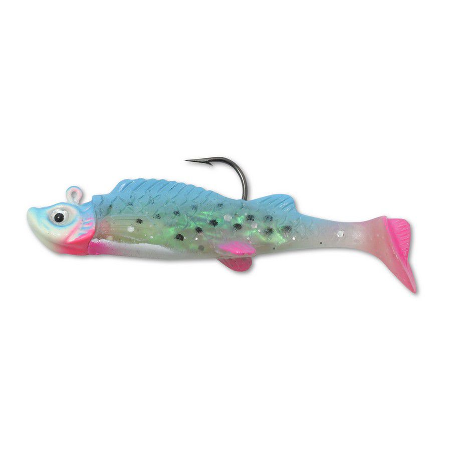MIMIC MINNOW SHAD 1 1/2 PULG 1/32 OZ GLOW RAINBOW MM1-21