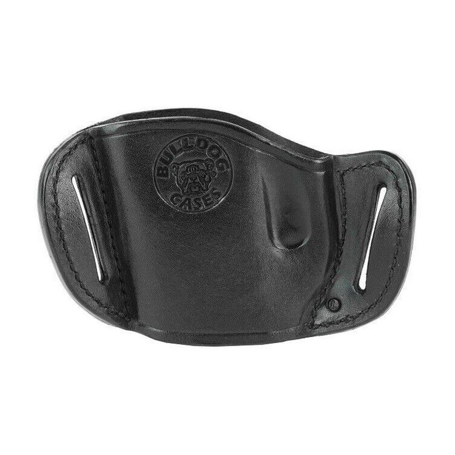 FUNDA CUERO NEGRO BULLDOG PARA PISTOLA GLOCK MLB-L