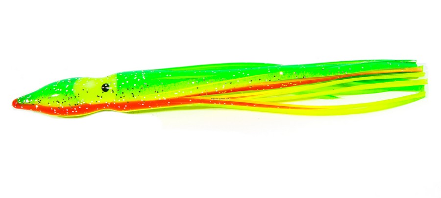 SQUID SKIRT 14182 4 1/4 PULG CHT7ORG/GRN (5PK)