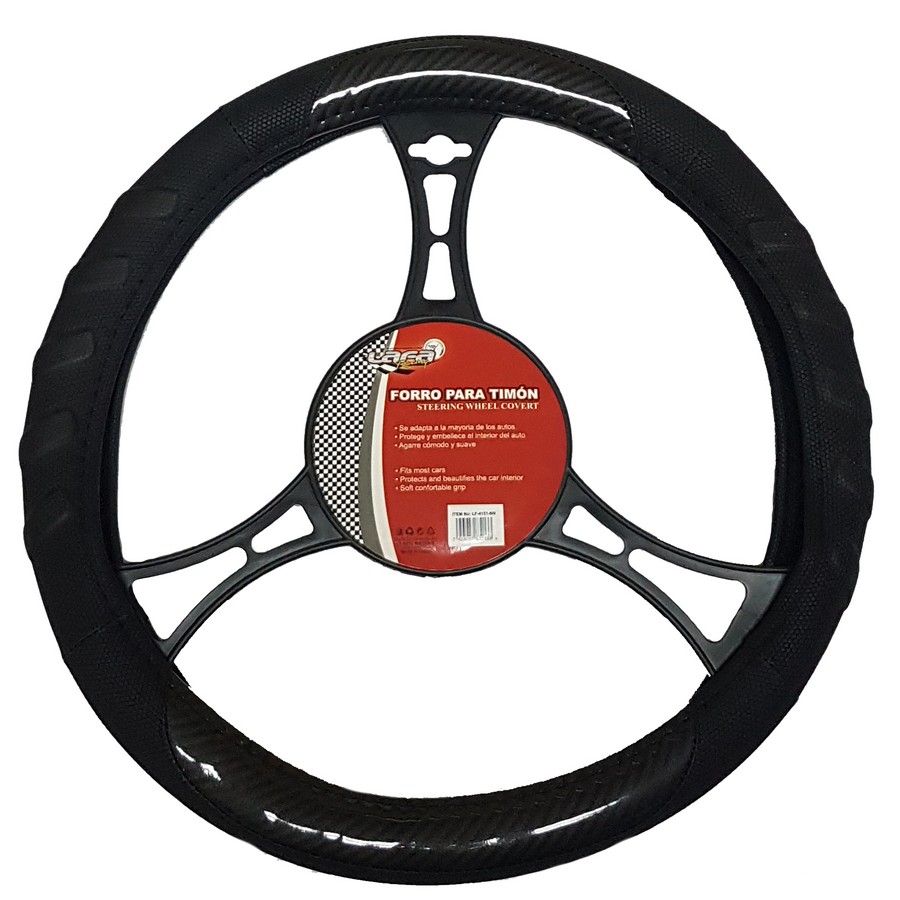 FORRO PARA TIMON AUTO NEGRO LF-4151-NN (DESC)
