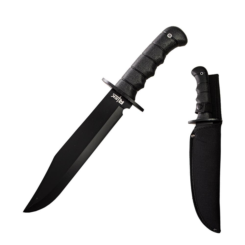 CUCHILLO CAZADOR C/FUNDA 14PULG BLACK 4855-P