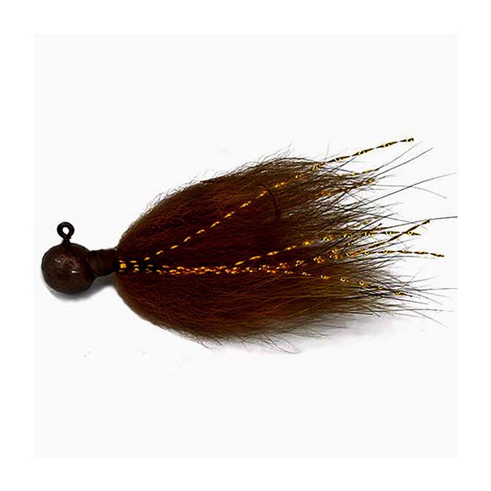 RABID BAITS HAIR JIG 1/8 OZ BROWN HJ8-905
