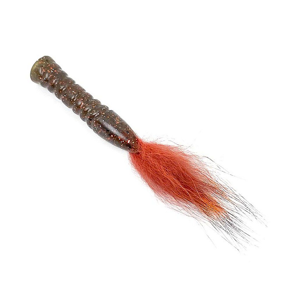 RABID BAITS FOX TAIL GREEN PUMPKIN ORANGE FT3-010