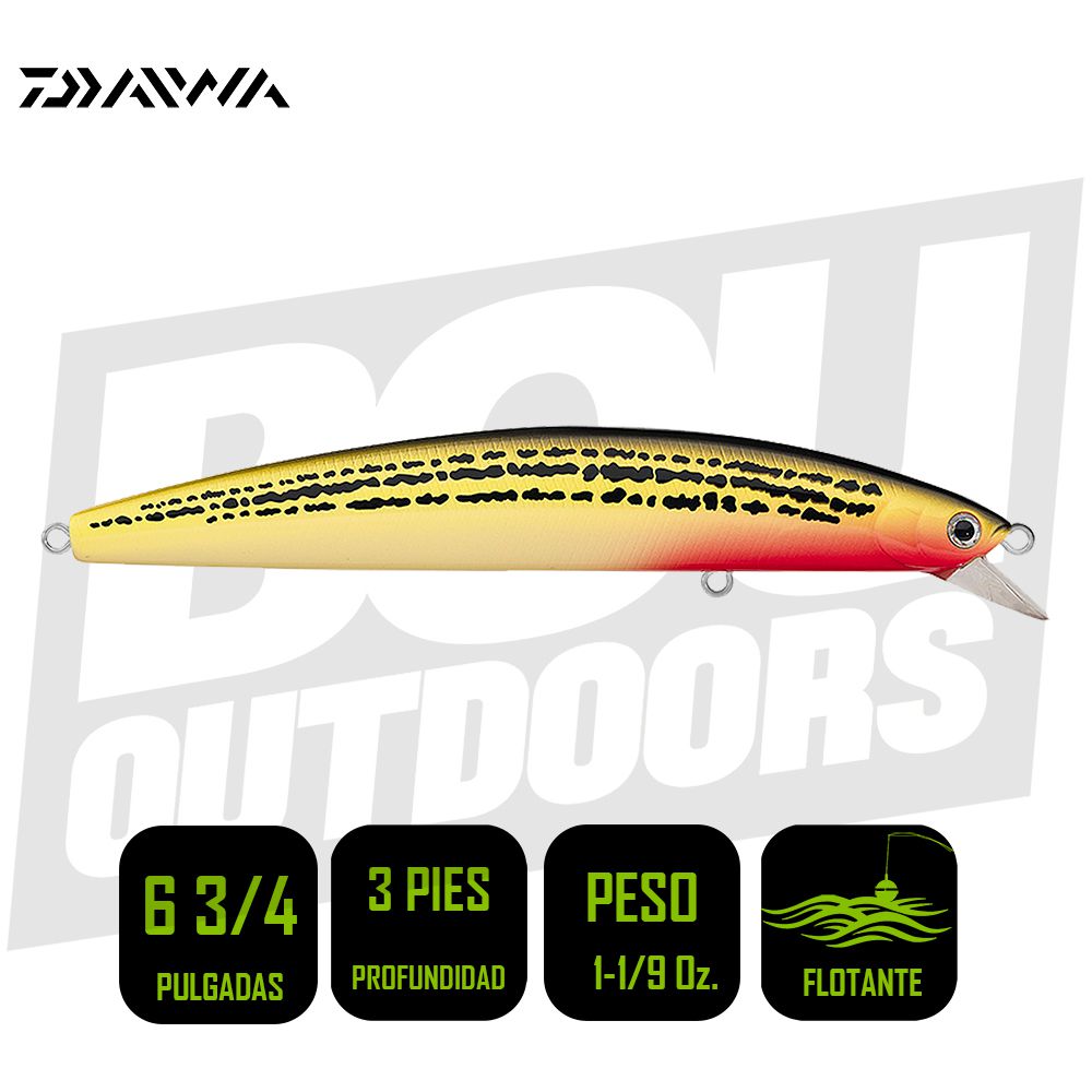 SALT PRO MINNOW DAIWA 6 3/4 SOS YELOW DSPM17F82