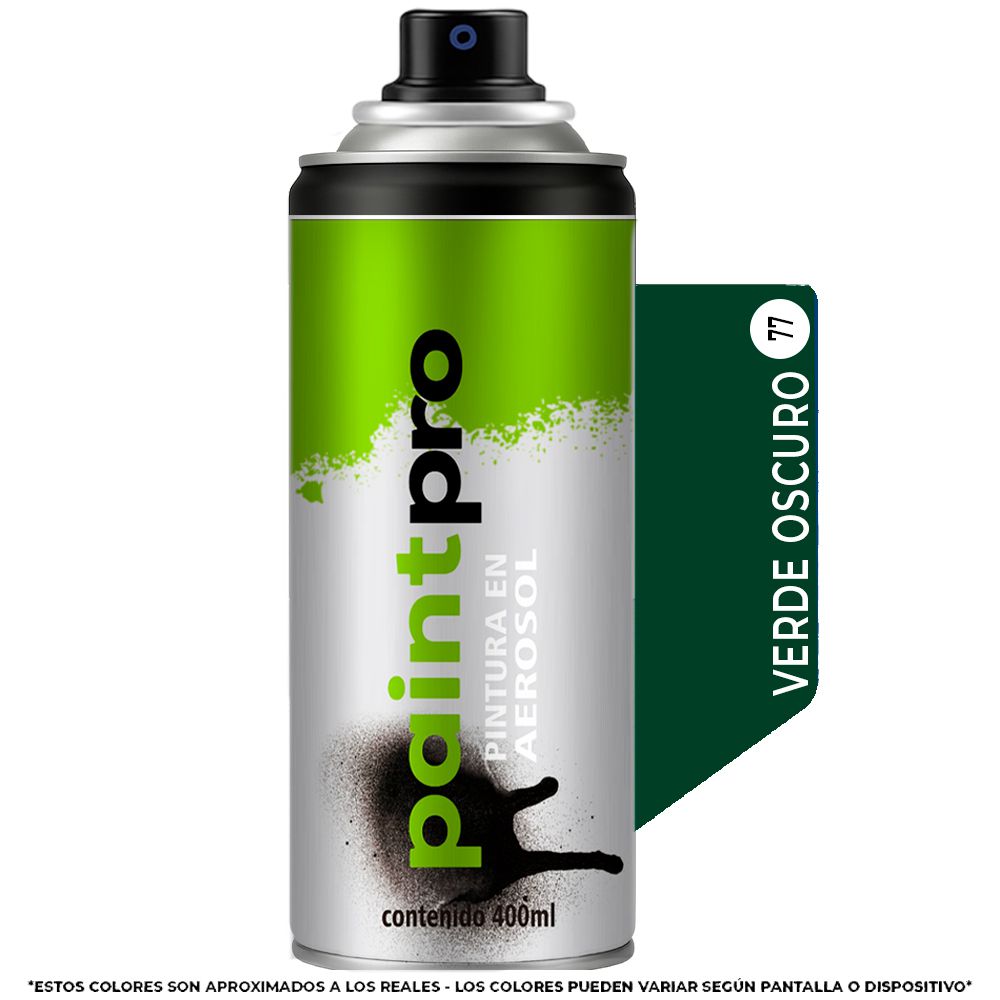 SPRAY PAINT PRO VERDE OSCURO 77