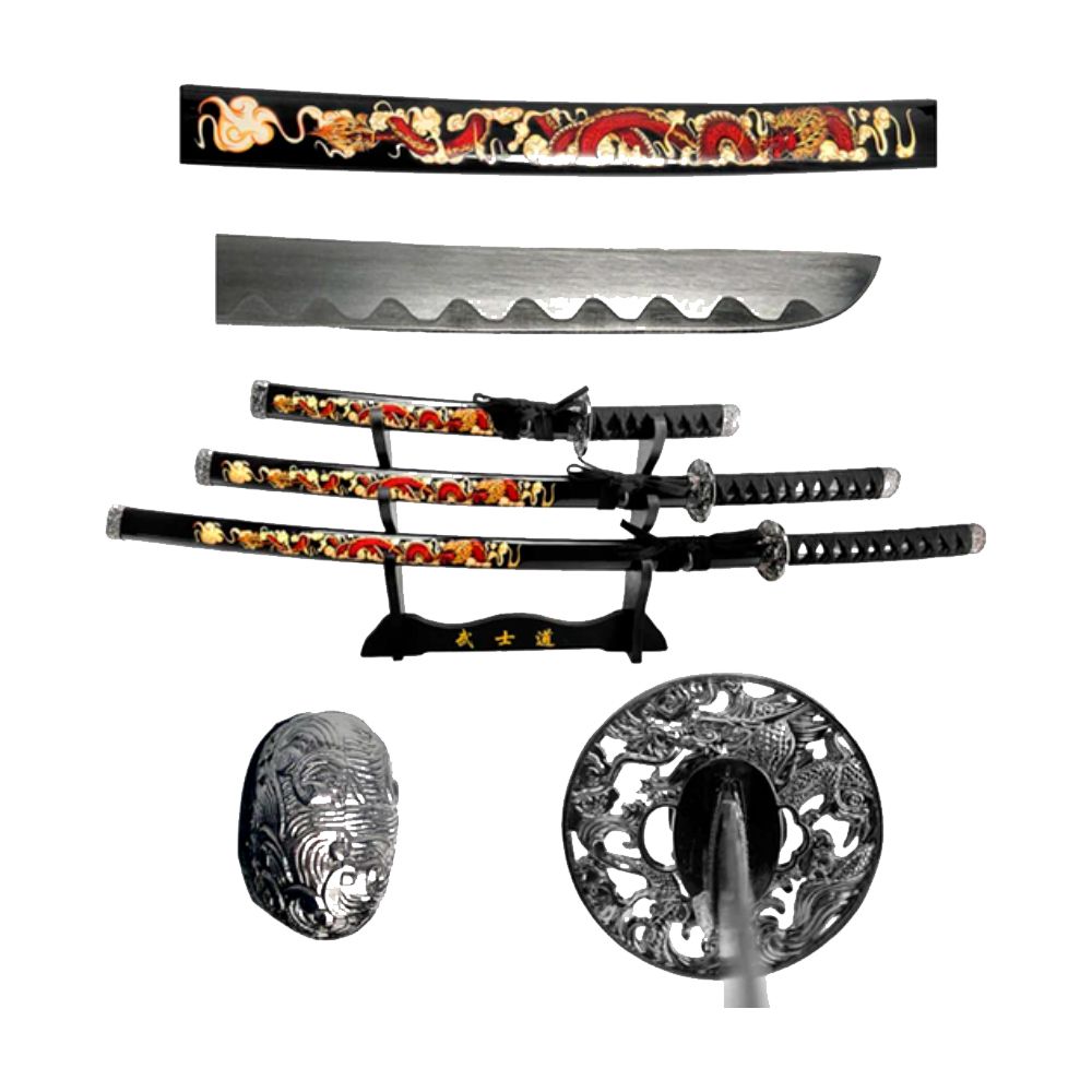 ESPADA SAMURAI 3 PCS SWSA 124-BKDG