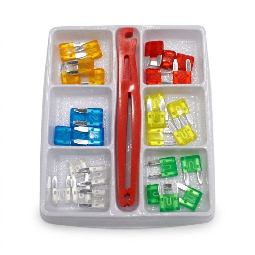 KIT FUSIBLES P/AUTO T/UÑA C/PINZA (30 PCS) LF-6186