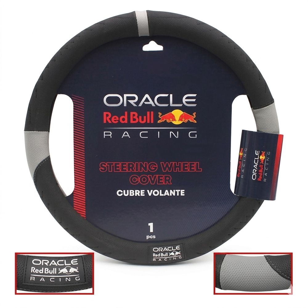 FORRO PARA TIMON AUTO NEGRO/GRIS RED BULL RACING RBSWC009BG